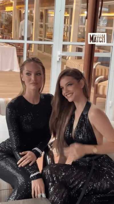 Candice Swanepoel and Barbara Palvin 