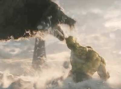 This was peak Hulk, bro knocked out a mythical beast😭