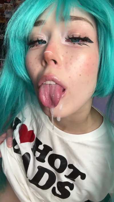 just a little bit of drool