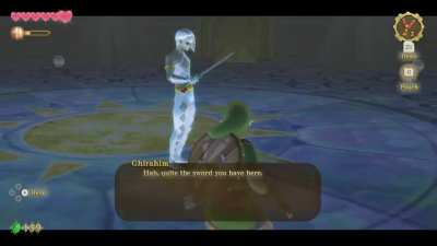 Playing skyward sword HD and this happened, don&rsquo;t remember it happening it the original so was pretty surprised