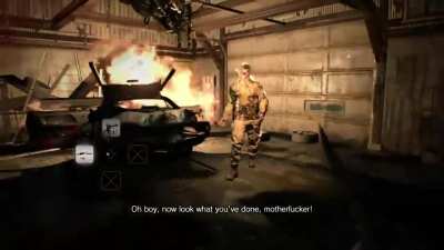 I've been streaming some Resident Evil 7 here's a highlight