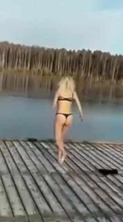 The ice colder than one had thought