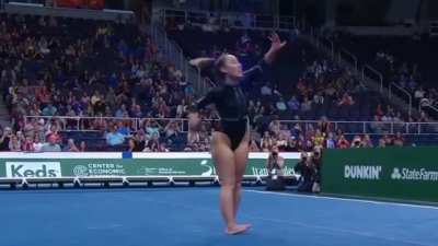 Katelyn Ohashi showing off that flexibility