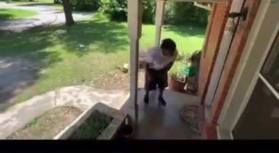 Bro set a booby trap 😂