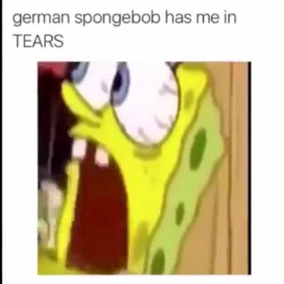 Спанчбоб на немецком это нечто)