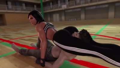 Pharah Headscissor with Facesitting