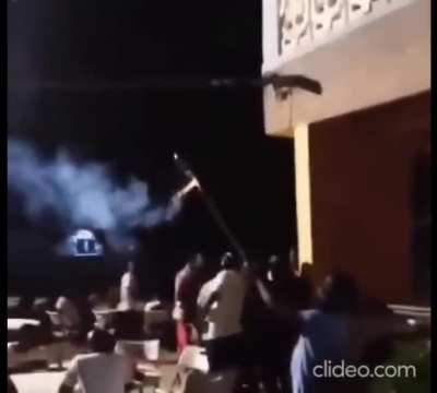 Right to the face