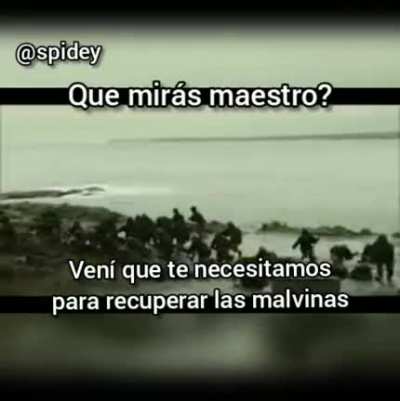 Que mir&aacute;s master?