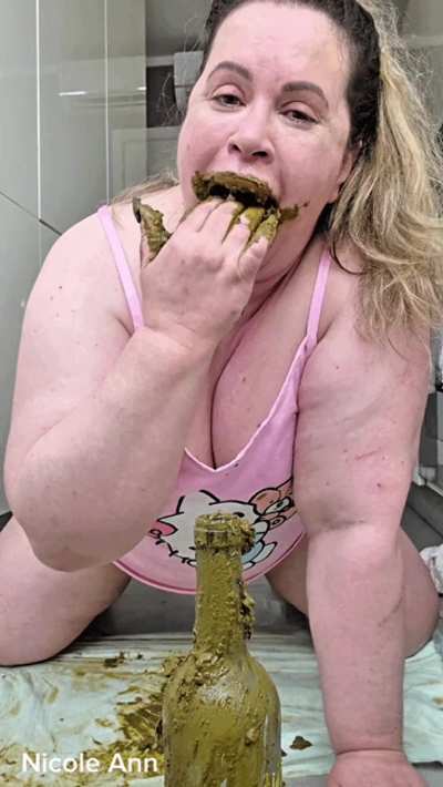 Nasty piss enema + dirty anal and eat