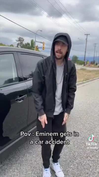 POV: Eminem gets into an accident