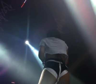 Break Before Performing "Banana" Las Vegas Drais Club