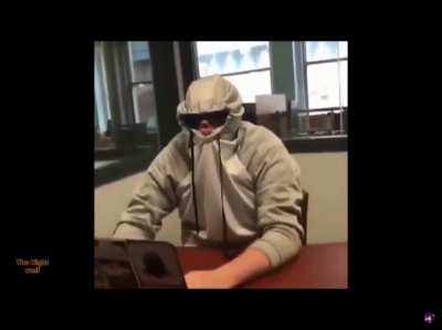 He should&rsquo;ve worn headphones..