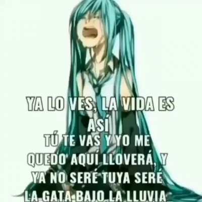 Miku cantando tremendo tema