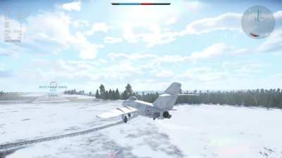 "myesss very smooth landi- wait what the fuck is that?"