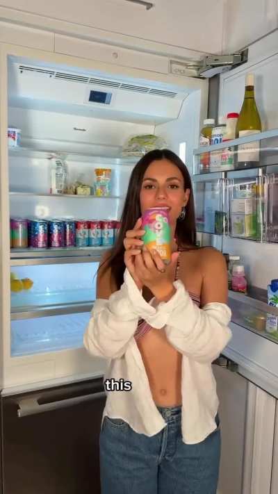 Vic in Bra &amp; Jeans for her New IG Post (IG, July 2026)