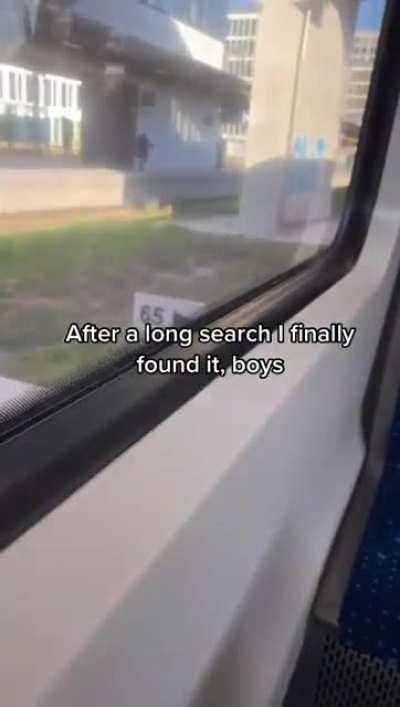 He finally found it