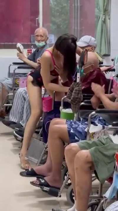 Just another day at the old folks home