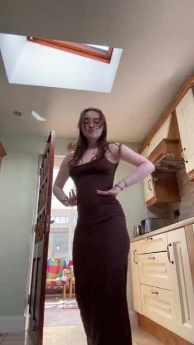 Brown dress