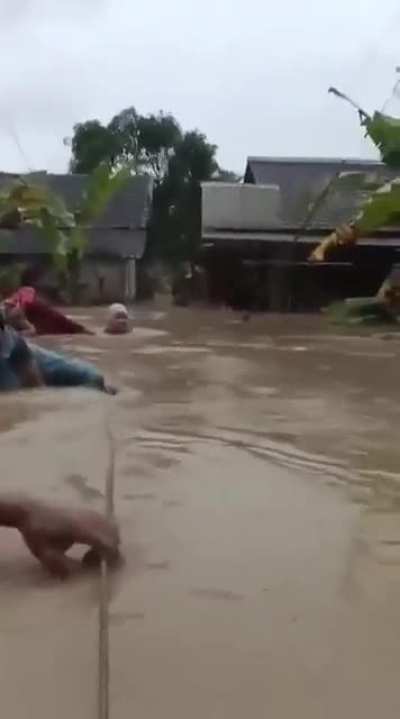 Panimbang, Banten, Indonesia - February 8 2026 - Flooding reported in parts of the area with water affecting local conditions