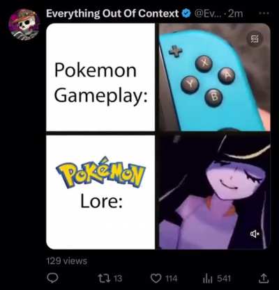 Pok&eacute;mon gameplay vs Pok&eacute;mon lore