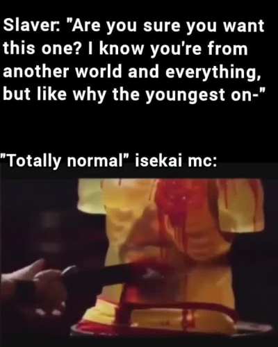 If isekai MCs actually treated it like an RPG