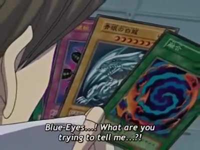 Kaiba chooses Blue Eyes over God [Yu-Gi-Oh!]