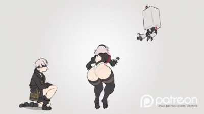 2B Get Amazing skill😍 (nier automata)(deztyle)
