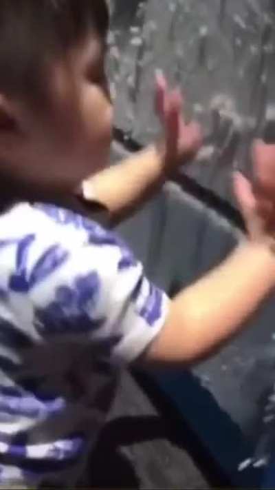 That face coming out