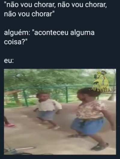 Imposs&iacute;vel n&atilde;o chorar 😭