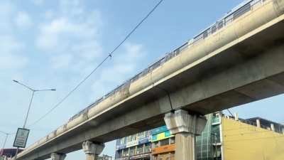 Slow. Slower. Bhopal metro.