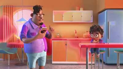 Demoman shits himself in the Grubhub ad