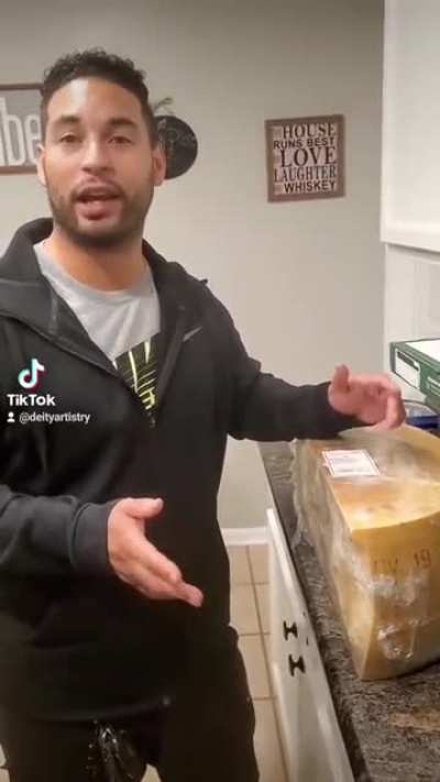 Just a guy and his cheese