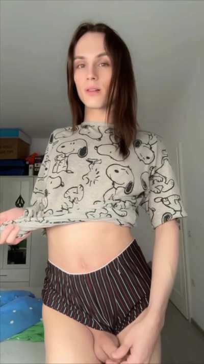 Would you believe me if i told u my girldick has never been sucked before...