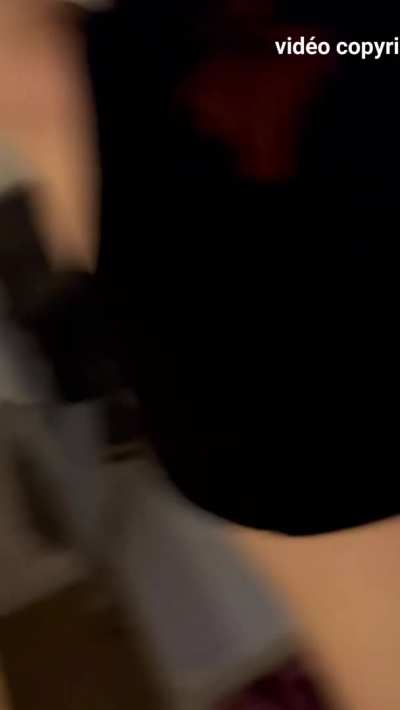 Redhead is fucked by an Arab guy - Rousse se fait tamponner la chatte par un Rebeu