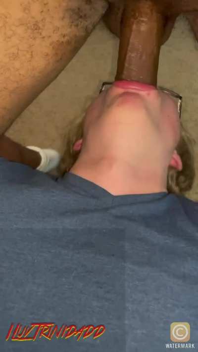 I love throat training worthless sissy&rsquo;s in training