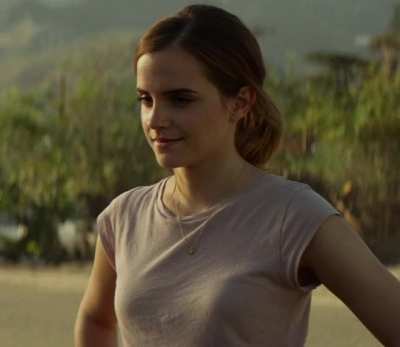 Emma Watson noticing your boner for her.