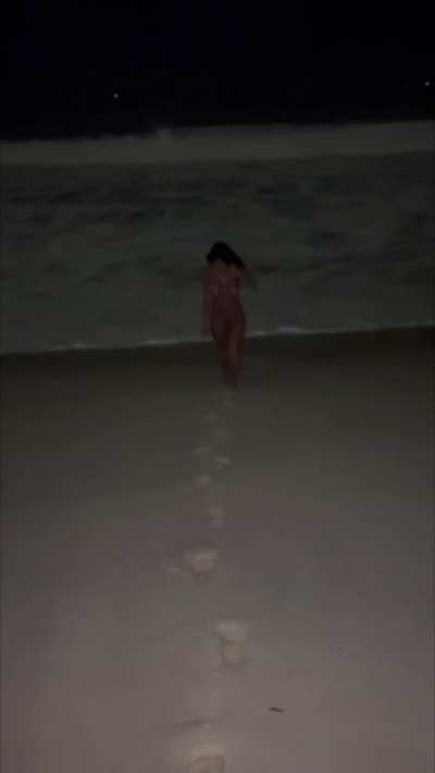 Fucking with a several of strangers in a private parking lot on a private beach. I also fucking with a stranger on this beach.