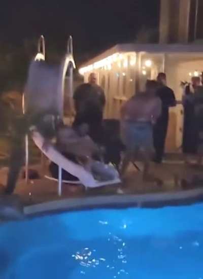 HMF while I go down the slide
