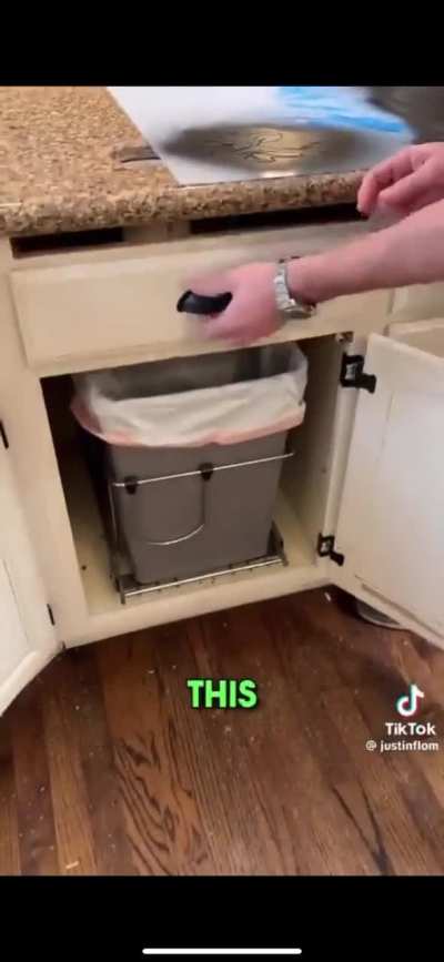 first the countertop and then the spray paint.