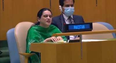 Porkistan ke haggne ke pashchat, bharat ki Sneha Dubey ka karara jawab UNGA mein