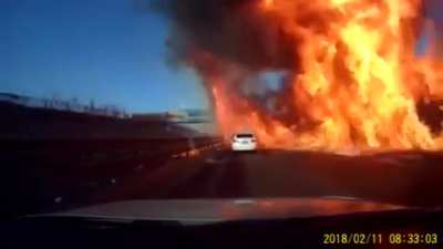 HMFT after I try to drive through a petroleum tanker spill