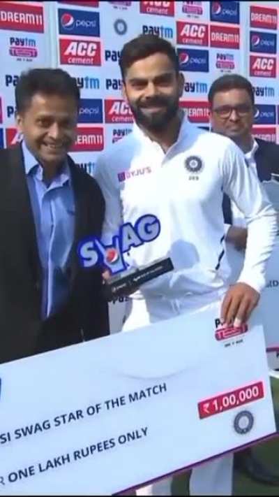 King Kohli wants his SWAG🤘Star Trophy