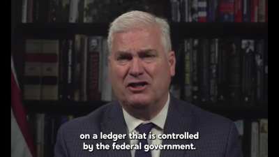 Congressman Tom Emmer says "the very ethos of #CBDCs is everything #Bitcoin and 🇺🇸 America stand against"