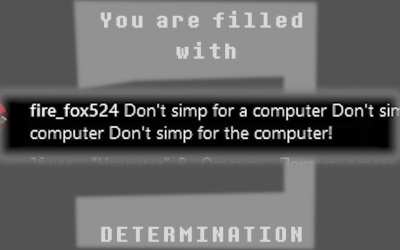 Don't simp for computer
