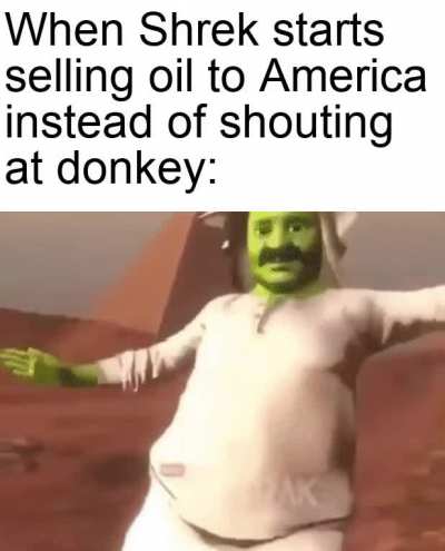 Shrek is rich