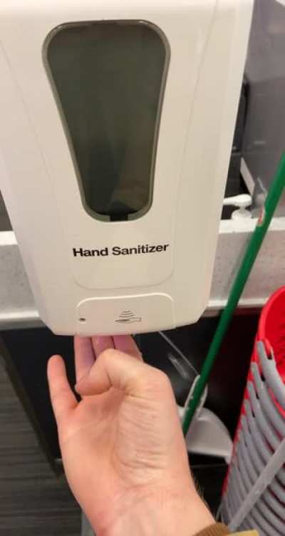I used hand sanitizer today