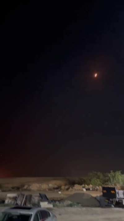 Iranian missiles impacting targets in Israel