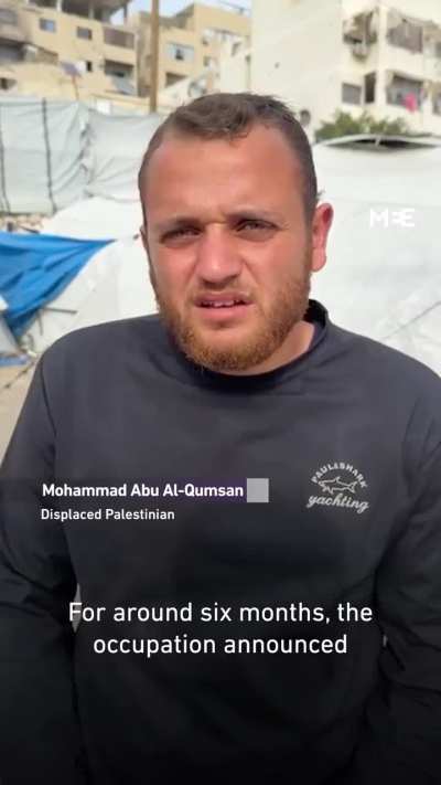 MEE reporter Hani Abu Rezeq spoke to displaced Palestinians in the Gaza Strip who expressed anger and disbelief over what they described as a ceasefire in name only, saying it has failed to bring any real pause in violence with another child killed in a t
