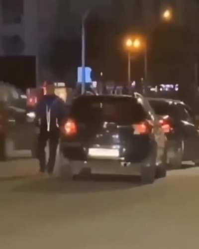 Brake chacking a car