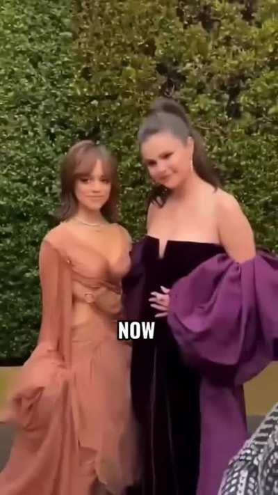 Jenna Ortega &amp;amp; Selena Gomez - Then and Now